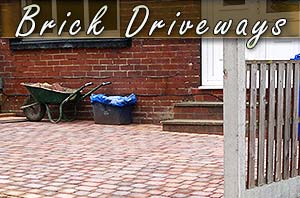 a close up of driveway block pavers in chesterfield